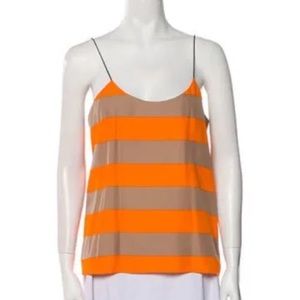 Tibi Designer Striped Blouse with tags. Brand new. Never Worn. Size 6.
